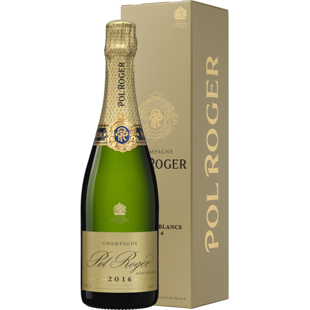 Champagne Pol Roger - Blanc de Blancs 2016 - en étui Champagne Pol Roger - Blanc de Blancs 2016 - en étui