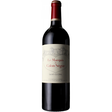 Demi-Bouteille - Marquis de Calon 2018 - Second Vin du Château Calon Segur Demi-Bouteille - Marquis de Calon 2018 - Second Vin du Château Calon Segur