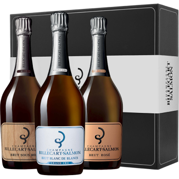 CHAMPAGNE BILLECART SALMON - COFFRET EXCEPTION 3 BOUTEILLES