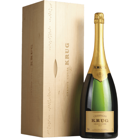 Jéroboam - Champagne Krug - Grande Cuvée Edition 163 - Caisse Bois Jéroboam - Champagne Krug - Grande Cuvée Edition 163 - Caisse Bois