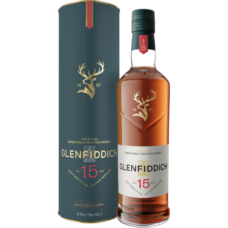 Whisky - Glenfiddich - Solera 15 Ans - Étui Whisky - Glenfiddich - Solera 15 Ans - Étui