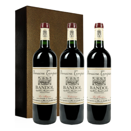 Coffret Trio - Domaine Tempier - Millésime 2021 Coffret Trio - Domaine Tempier - Millésime 2021