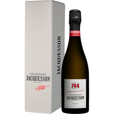 Champagne Jacquesson - Cuvée 744 - Dégorgement Tardif - Extra Brut - Étui Champagne Jacquesson - Cuvée 744 - Dégorgement Tardif - Extra Brut - Étui