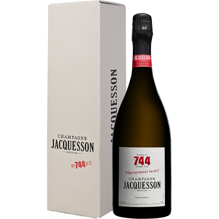 Magnum - Champagne Jacquesson - Cuvée 744 - Dégorgement Tardif - Extra Brut - Etui Magnum - Champagne Jacquesson - Cuvée 744 - Dégorgement Tardif - Extra Brut - Etui