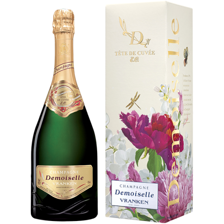 Champagne Vranken - Demoiselle EO - Brut Tête de Cuvée en Etui Champagne Vranken - Demoiselle EO - Brut Tête de Cuvée en Etui