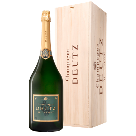 CHAMPAGNE DEUTZ, CHAMPAGNE DEUTZ - BRUT CLASSIC - MATHUSALEM - CAISSE BOIS