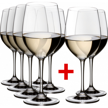 RIEDEL 6 Verres Chardonnay + 2 Verres Offerts - Ref 7416/05 - Gamme Vinum -  