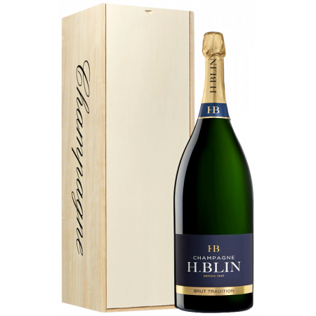 CHAMPAGNE H. BLIN, Champagne h. Blin - Brut - Mathusalem - Caisse Bois