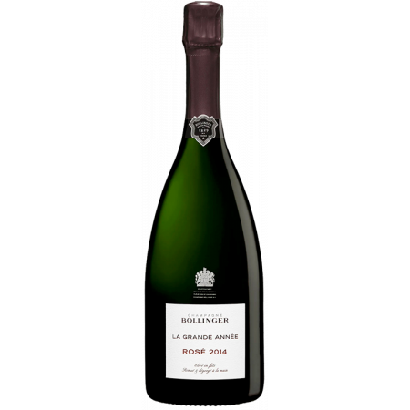 CHAMPAGNE BOLLINGER, LA GRANDE ANNEE ROSE