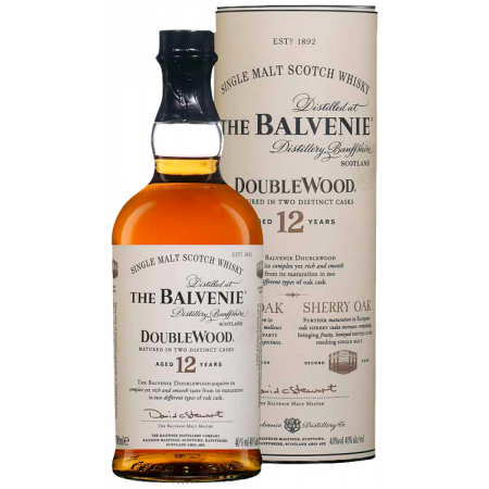 Whisky - The Balvenie Doublewood 12 Ans - Étui Whisky - The Balvenie Doublewood 12 Ans - Étui