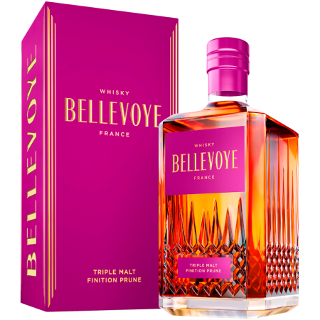 Whisky Français - Bellevoye - Finition Prune - Étui Whisky Français - Bellevoye - Finition Prune - Étui