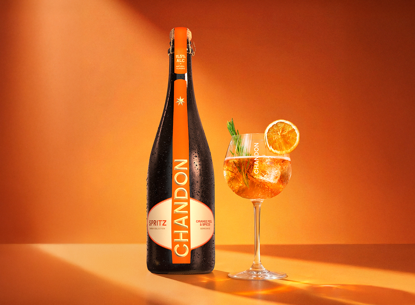 chandon garden spritz, cocktail spritz