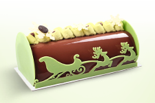 buche royale pistache