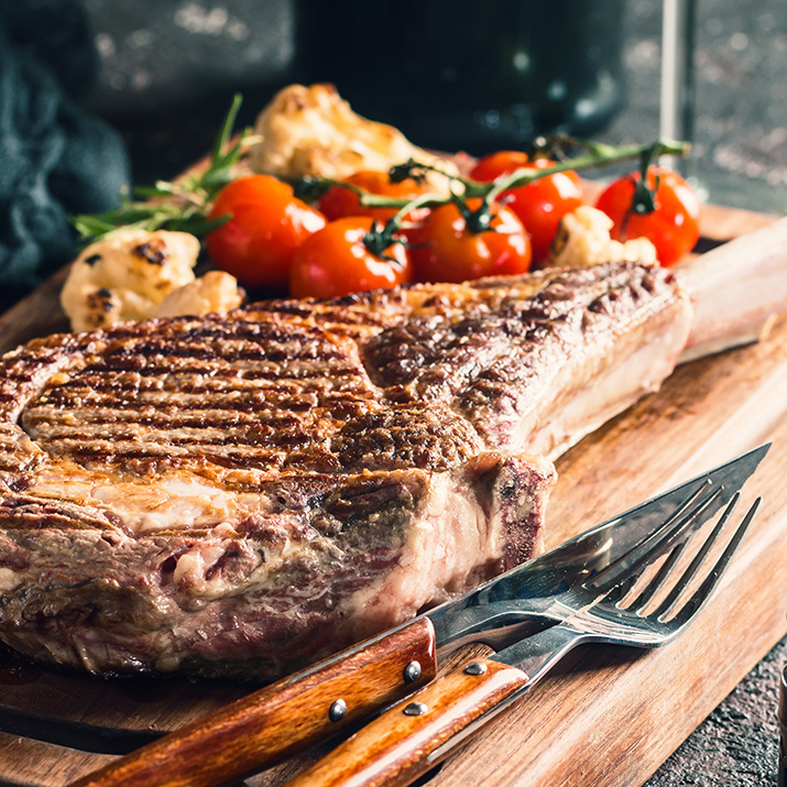 Côte de bœuf au barbecue