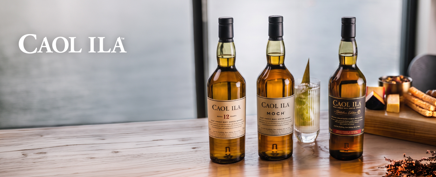 Gamme de bouteilles de Whisky Caol Ila
