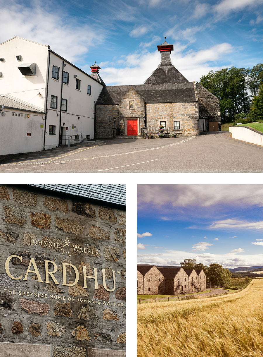 Triptyque de Paysages de la Distillerie Cardhu