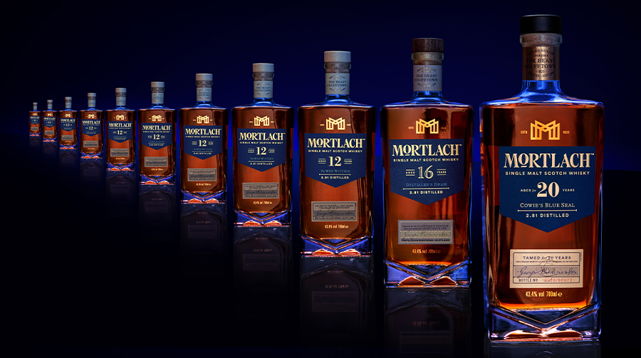 Gamme des Whiskys Mortlach