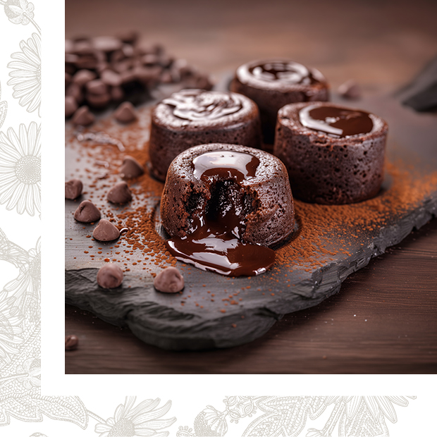 Fondant au chocolat noir