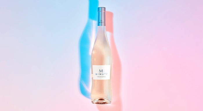 Bouteille de rosé Minuty M