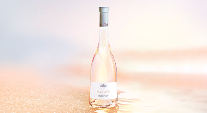 Bouteille de rosé Château Minuty Or
