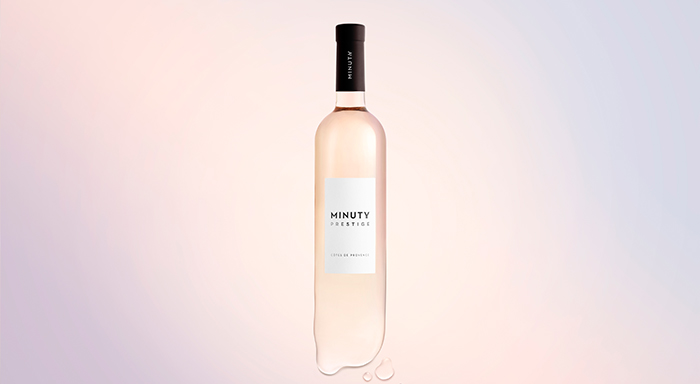 Bouteille de rosé Minuty Prestige