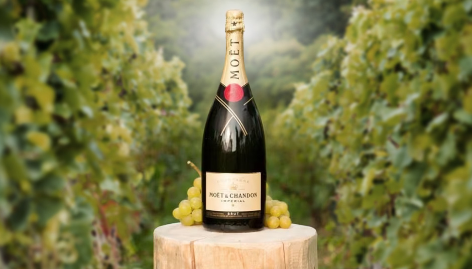Moët & Chandon Magnum Brut Impérial dans les vignes