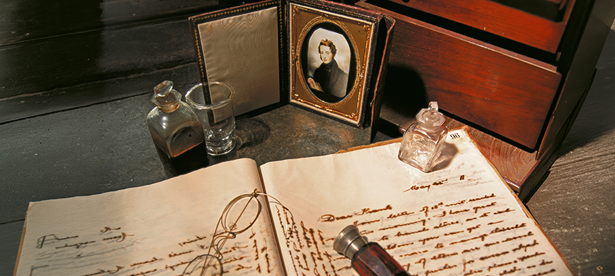 Bureau de Marie Penfolds et de ses mémoiress