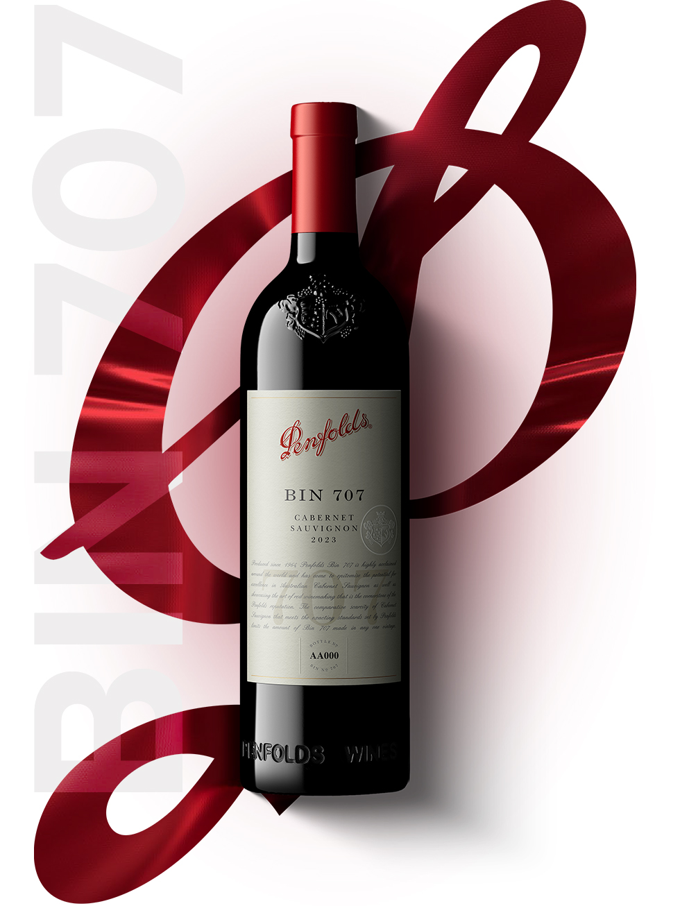 Bouteille de prestige - BIN 707 - PENFOLDS