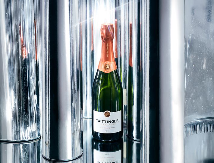 Bouteille de Champagne Folie Marquetterie de Taittinger