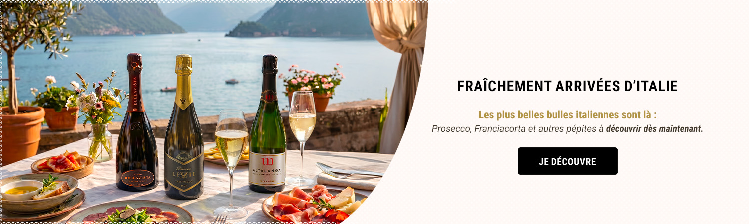 Bulles fraîchement arrivées d'Italie